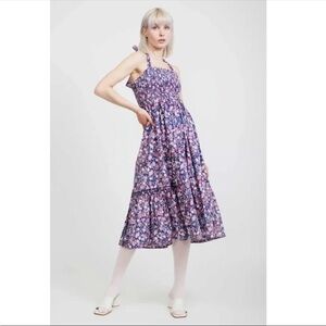 Batsheva x Laura Ashley Gwen Floral Midi Halter Dress NWT